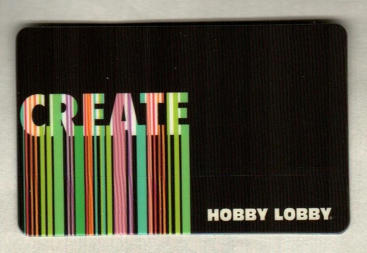 HOBBY LOBBY Create ( 2010 ) Gift Card ( $0 )