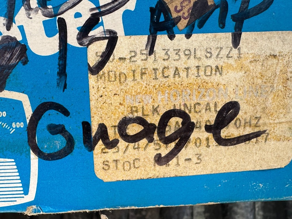 GE 251 Panel Meter, 0-5 ACA, 0-15 ACA Range