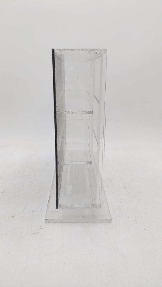 Generic HO, N, & Z Scale Multi-Level Display Case w/ Darkened Backing EX