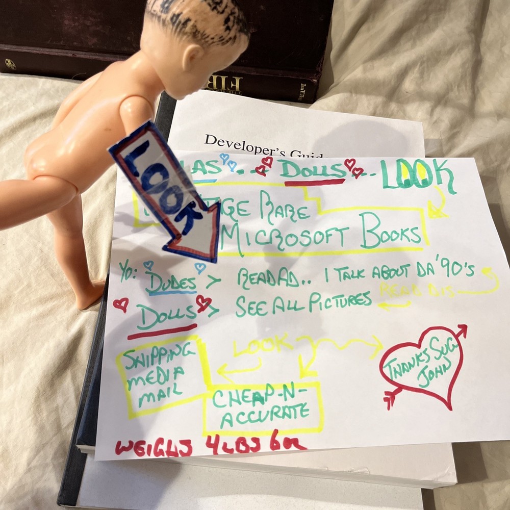 Microsoft FoxPro Version 3.0 1995 VTG Computer Manual Book Guide + Visual 4.0