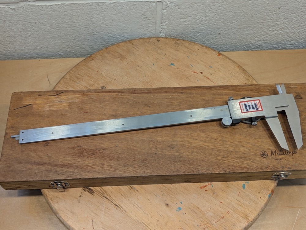 Mitutoyo 505-628-50 12" Dial Caliper Nice Condition With Original Box