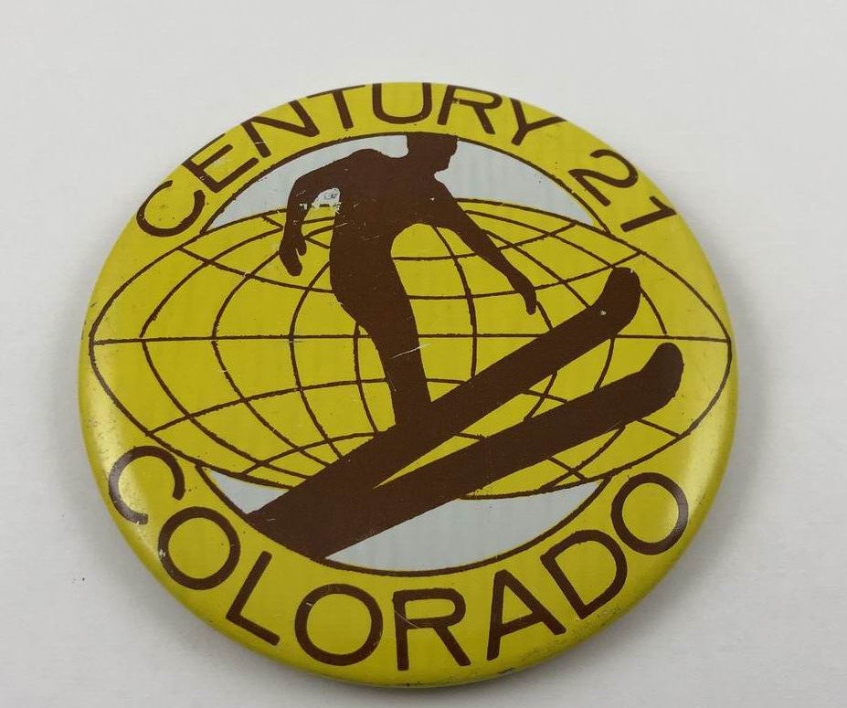 CENTURY 21 COLORADO Vintage Button Pinback