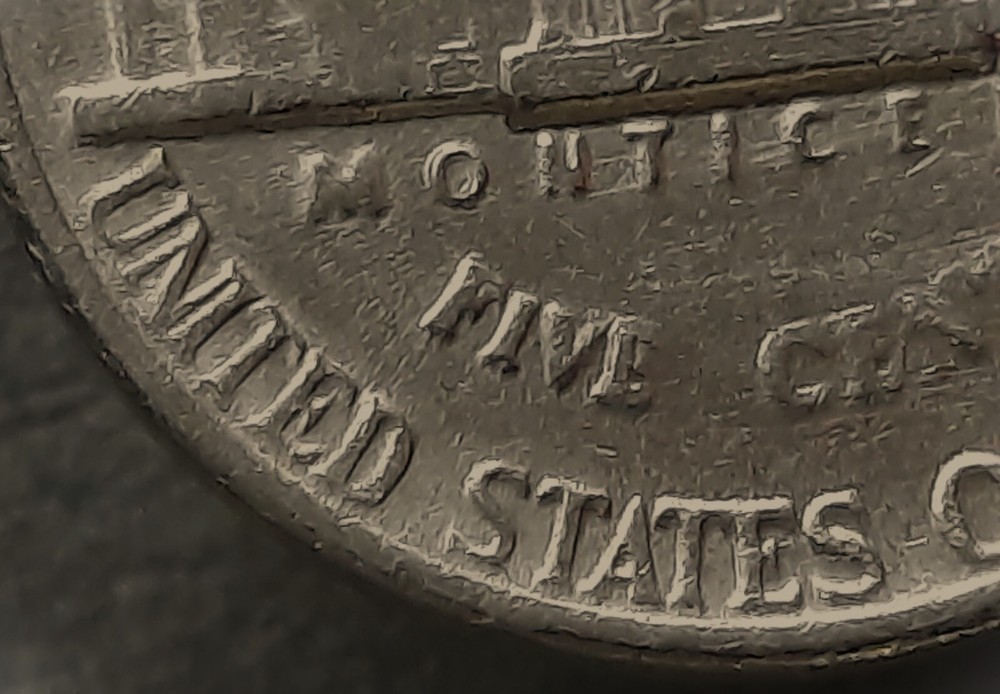 1987 P Jefferson Nickel DDR Error