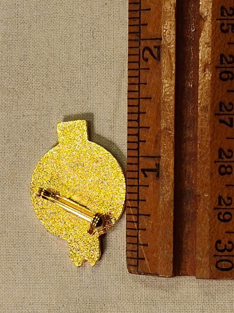 Vintage 1980s Ski Level Commentary Lapel Pin