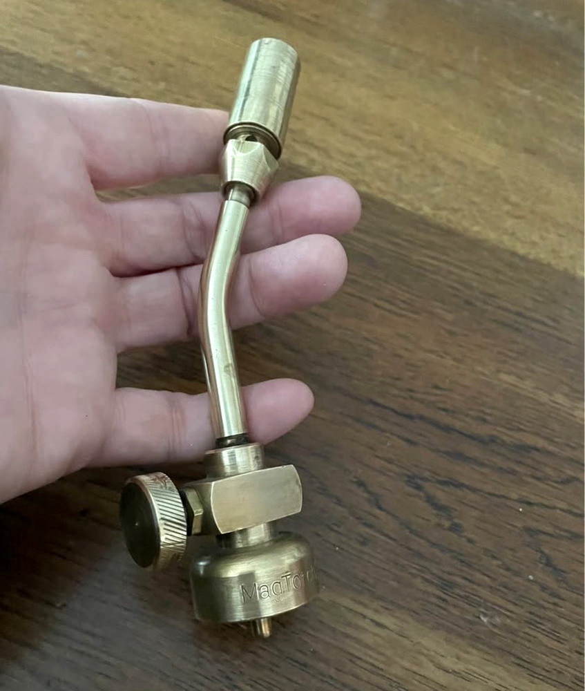Mag-Torch Classic Brass Adjustable Propane Pencil Flame #2418