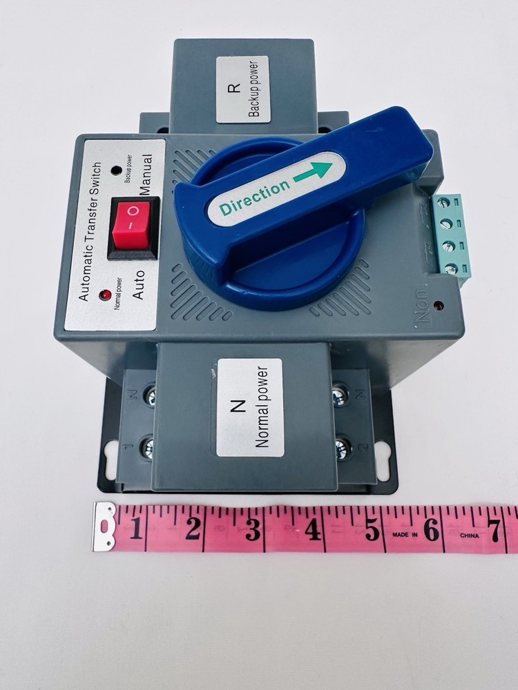 Double Power Source Automatic Transfer Switch Q2 Series 63 Amp 2 Pole