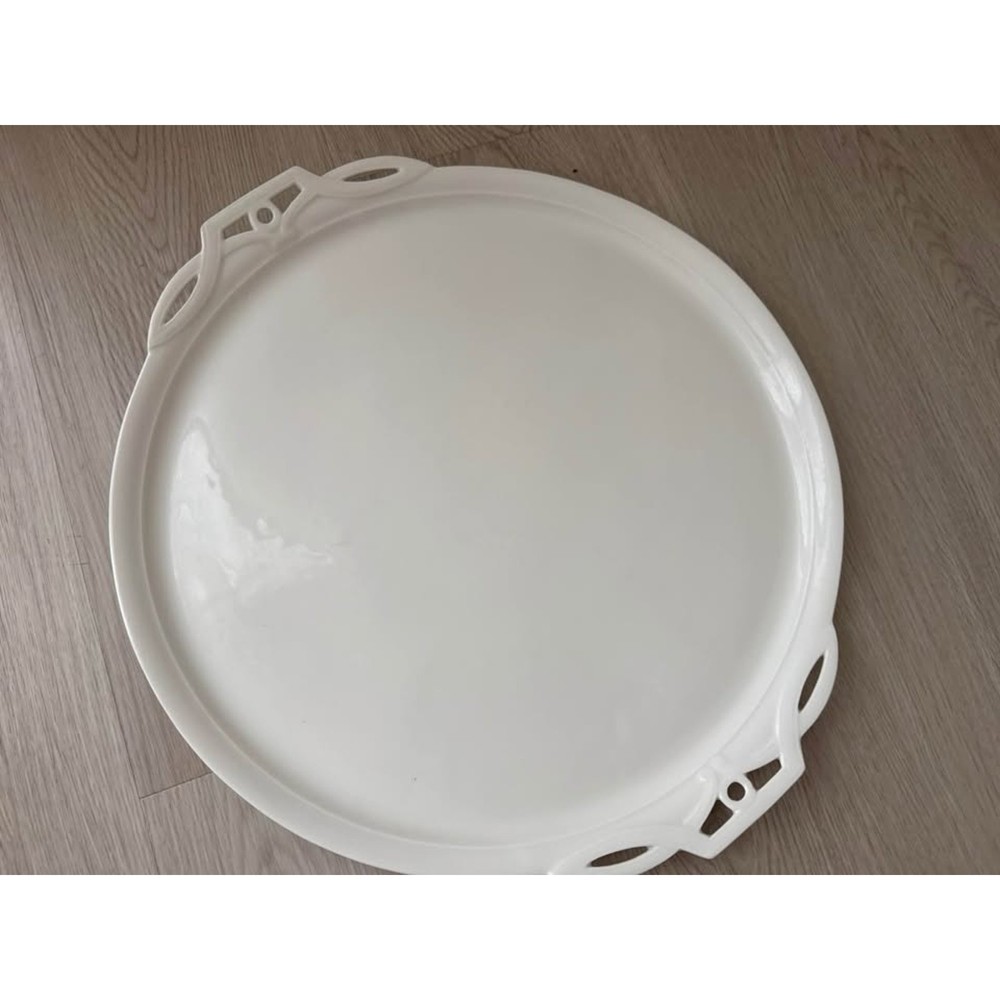 China 15.5” Cake Plate / Serving Platter with Handles
