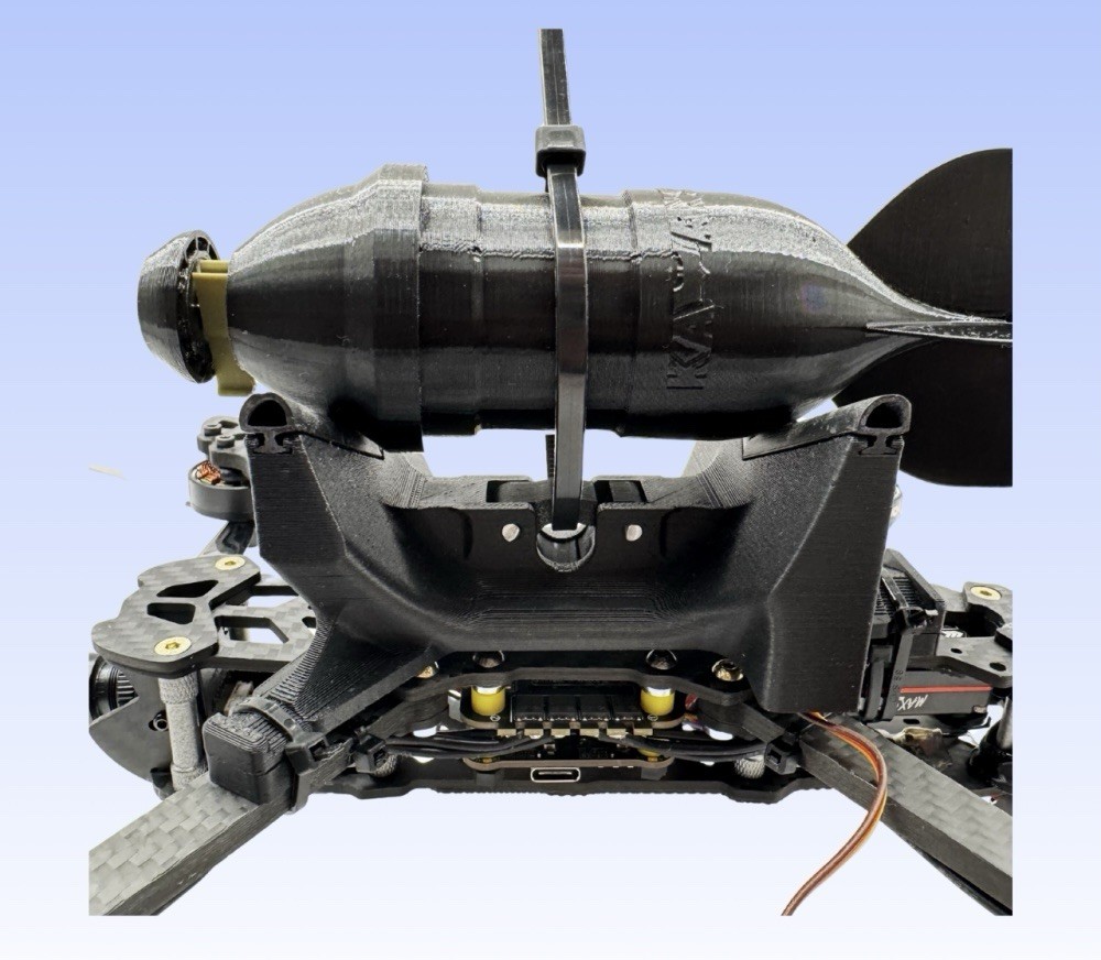 Universal FPV Drone Payload Drop System 68g Lightweight Frame Mount
