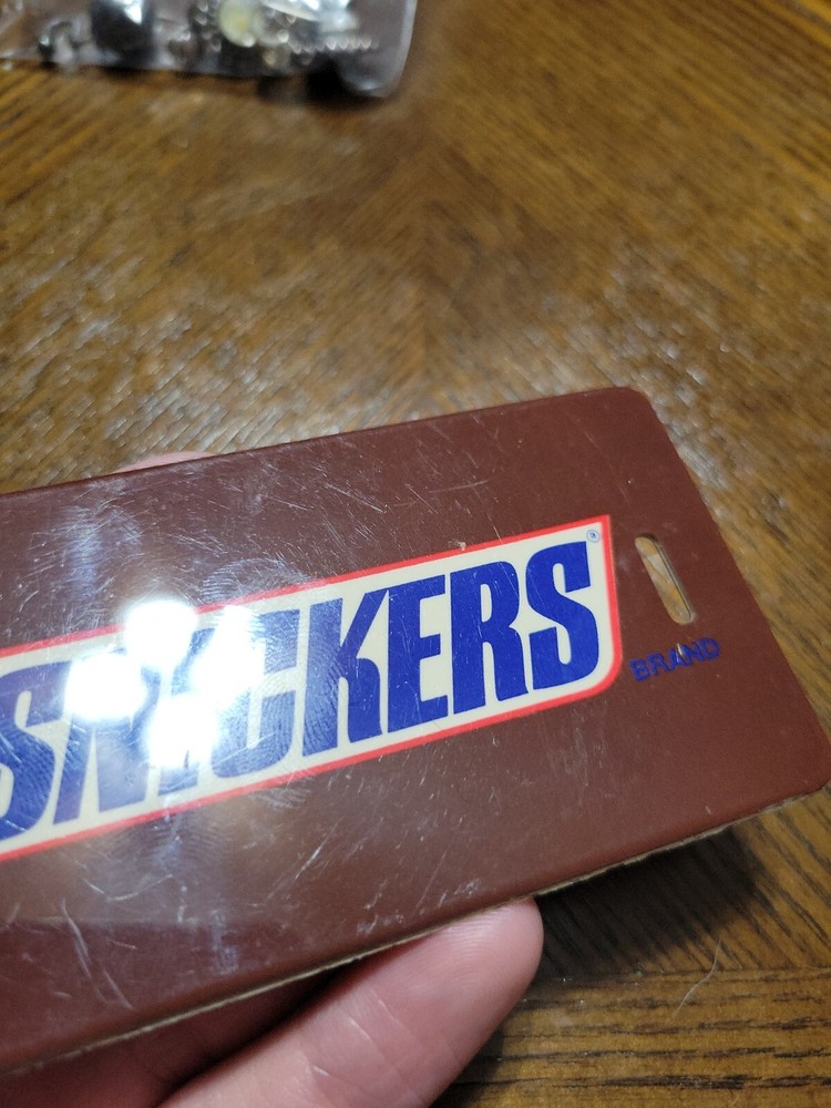 Vintage Snickers Liggage Tag