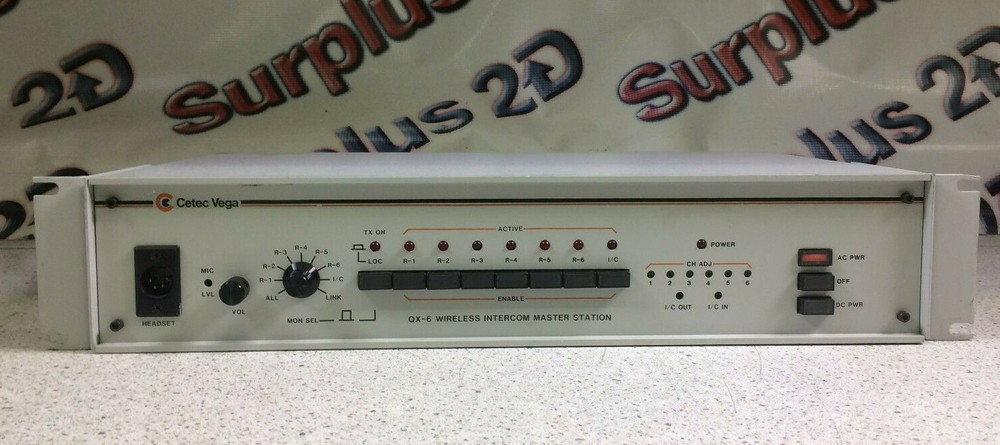 CETEC VEGA QX-6 Wireless Intercom Station