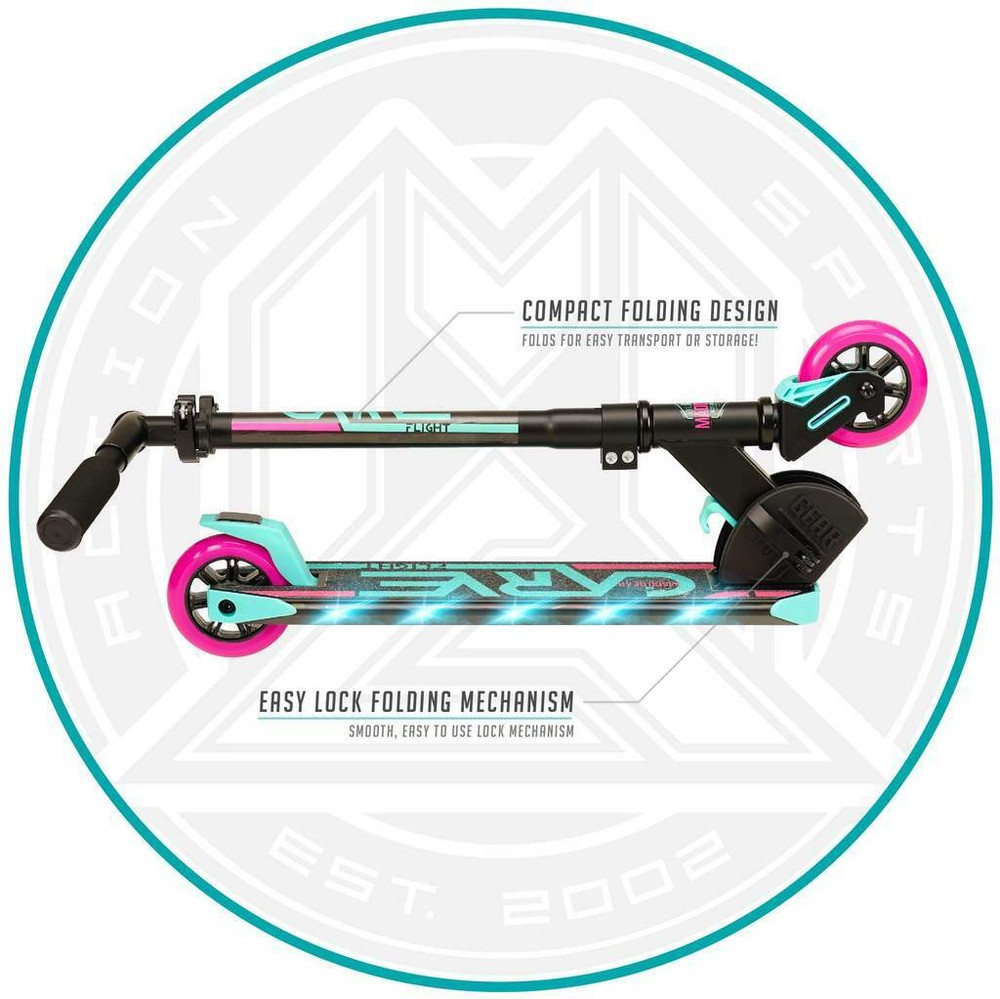 Flight Light-Up Scooter - Teal/Pink