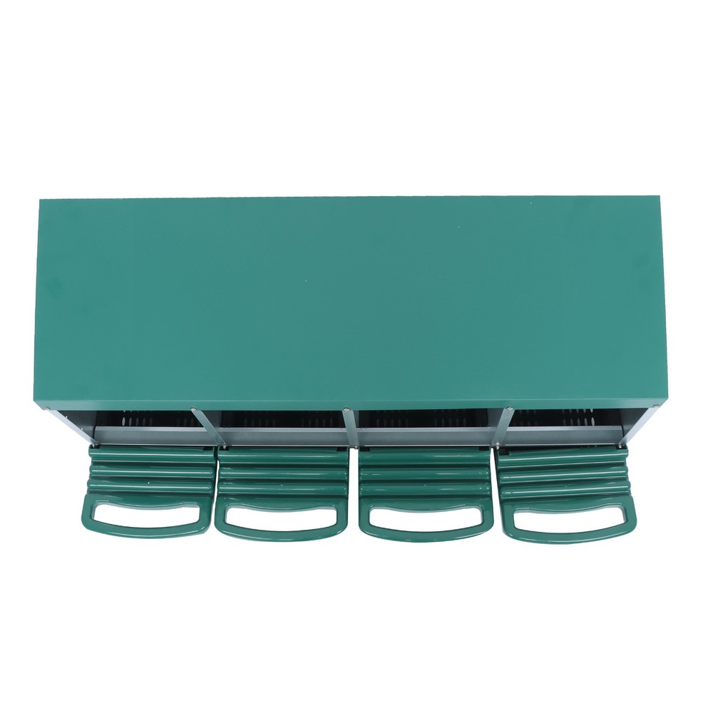 4 Hole Chicken Nesting Boxes Metal Chicken Egg Laying Box with Perch