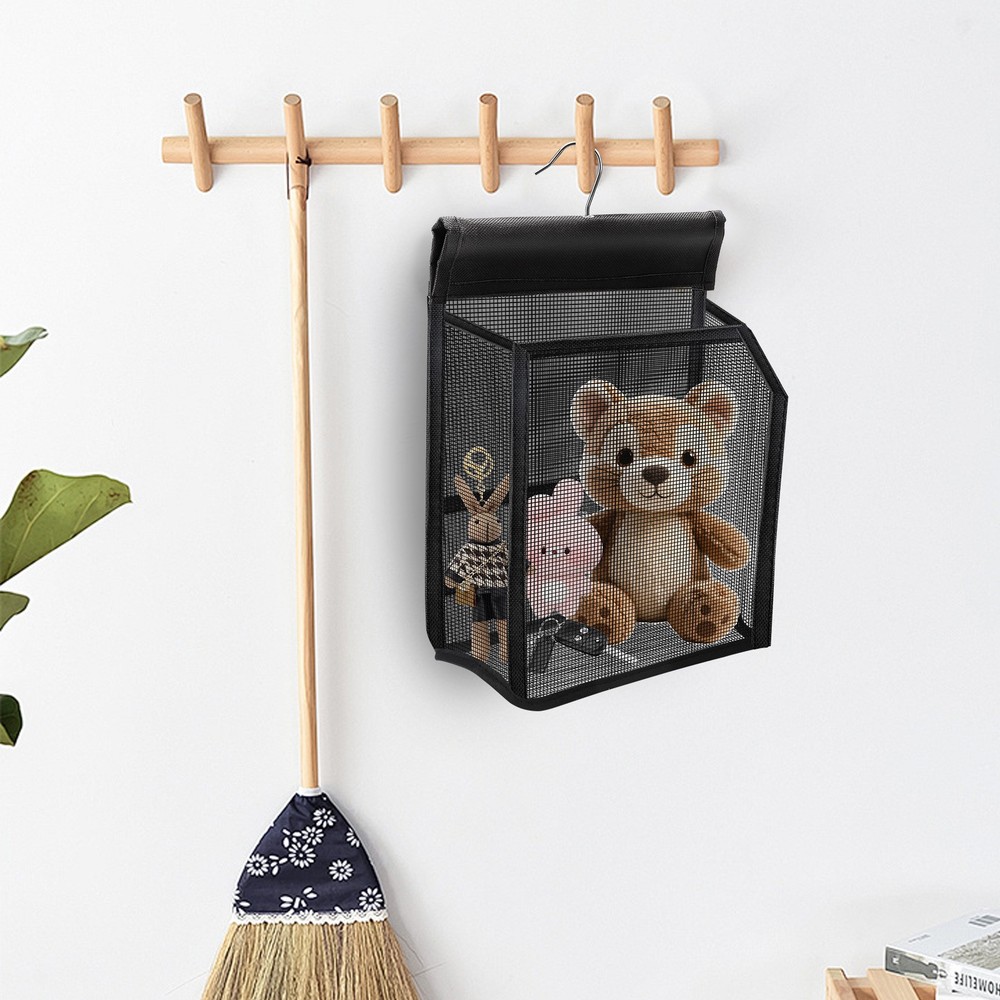 Portable Mesh Shower Caddy Hooks Multi-Functional Hanging Organizer for Bathroom