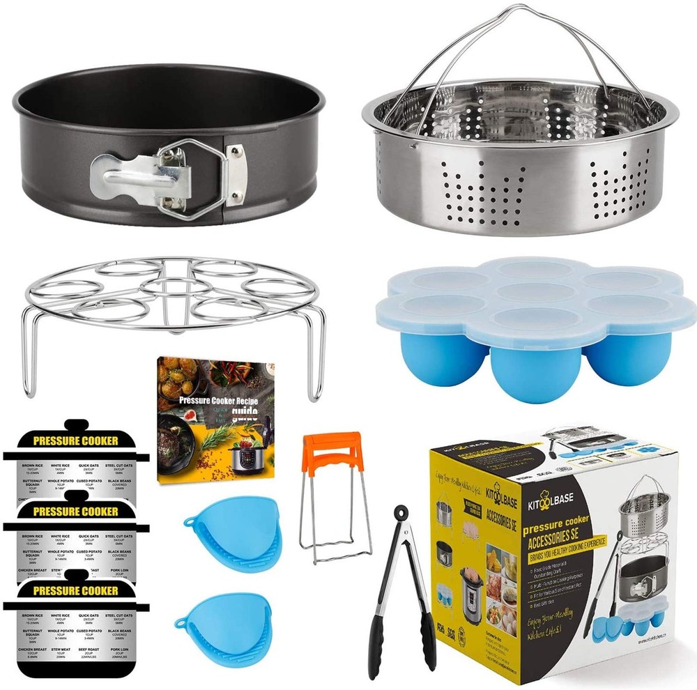 Accessories-Set-for-Insta-Pot, Accessory Compatible with 6QT/8QT, Silver