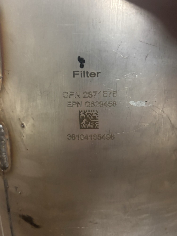 Cummins dpf 2871578rx 5579294rx