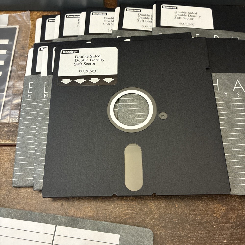 Elephant Memory Systems Single Sided Double Density Dennison DS DD 92-870-1