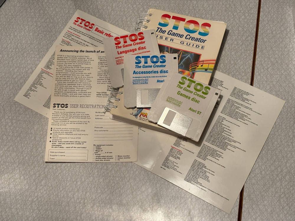 STOS - the Game Creator & STOS Compiler (Mandarin software), Atari ST