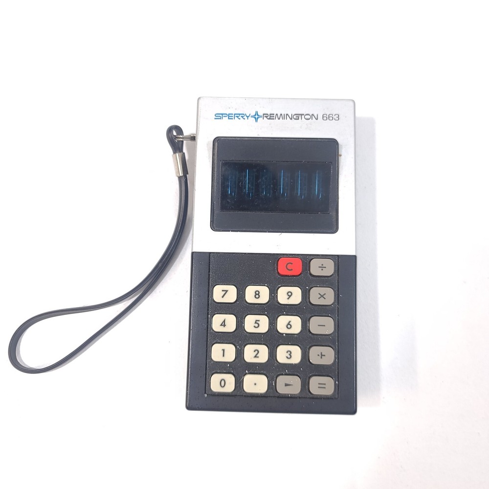 Vintage SPERRY REMINGTON Model 663 Electronic Calculator - UNTESTED