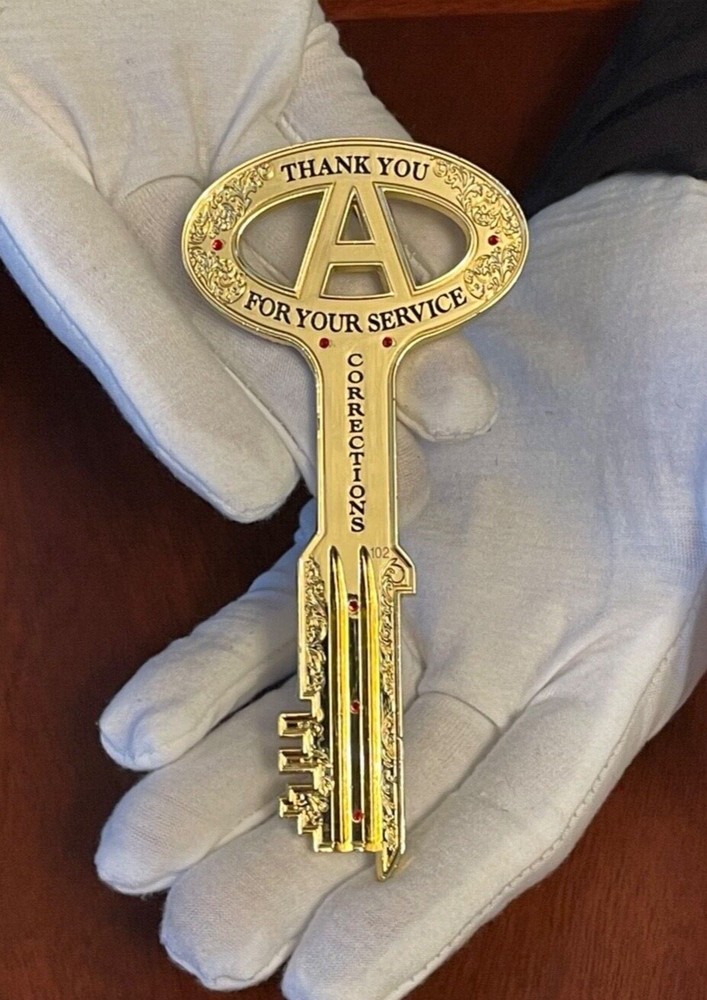 Folger Adam Key - THANK YOU FOR YOUR SERVICE -Ruby Edition (with Gift Box) 