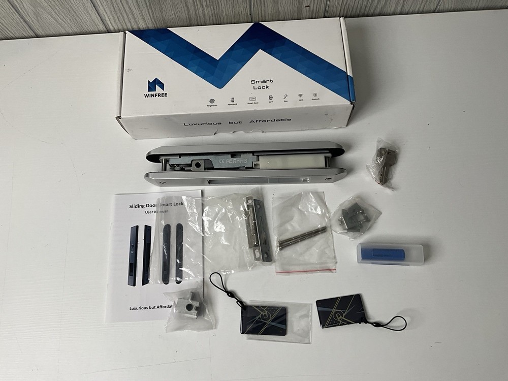 WINFREE Smart Lock for Sliding Doors Tuya App Control (Open Box)