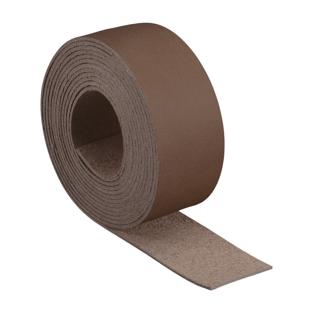 Leather Straps for Crafts, 1" Wide Leather Strips(Light Coffee)