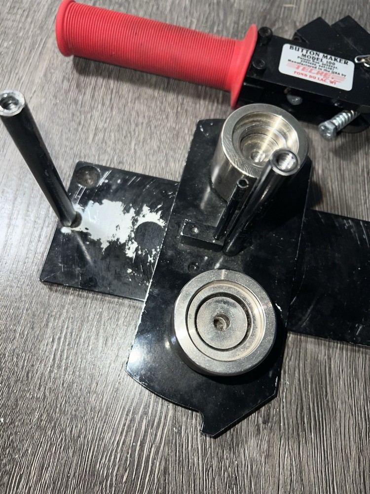 1” Tecre Button Maker Machine Model 100 Read