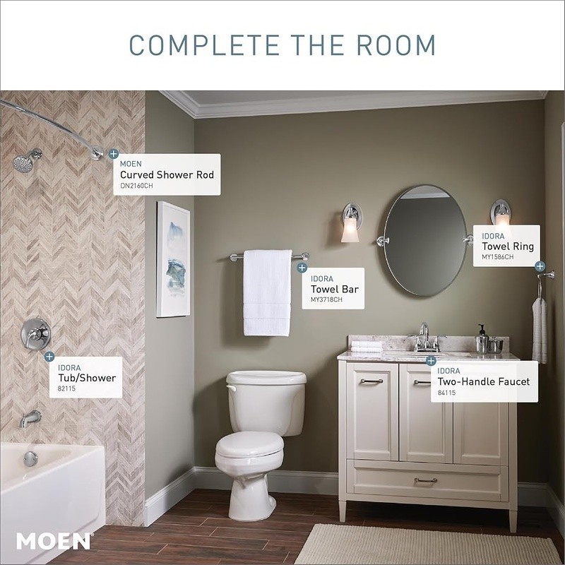 High Arc Bathroom Faucet Centerset 2 Handle Deck Mount Easy Installation Durable