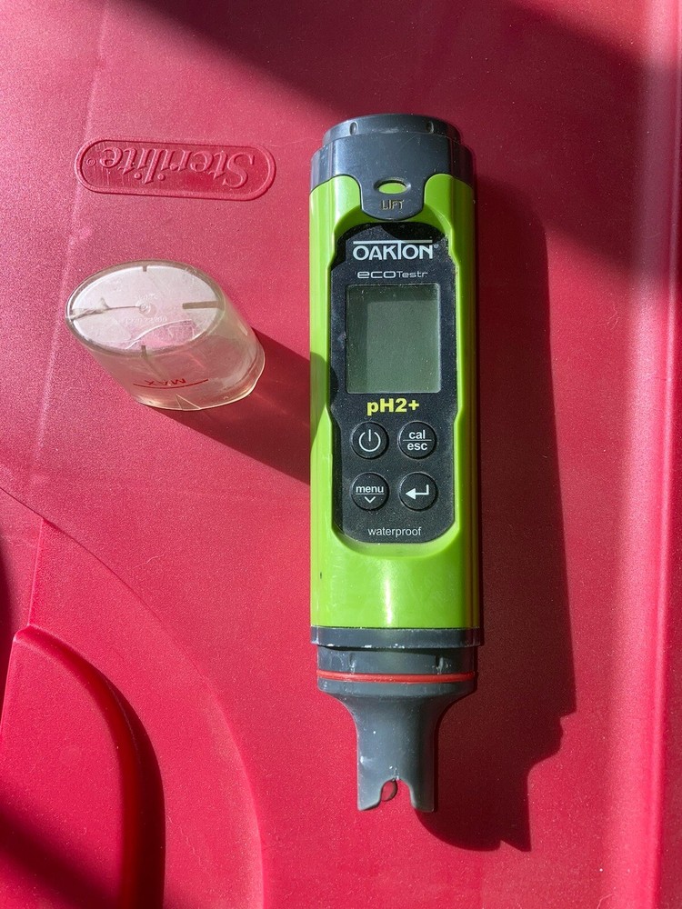 EcoTester pH2+ Digital Waterproof pH Solution Tester Oakton - NEW BATTERIES
