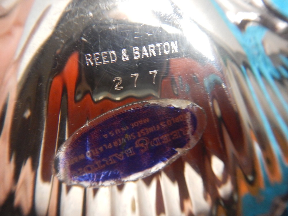 Reed/Barton 277 Silver-plated Ware Shell Serving Dish 5"x 5"