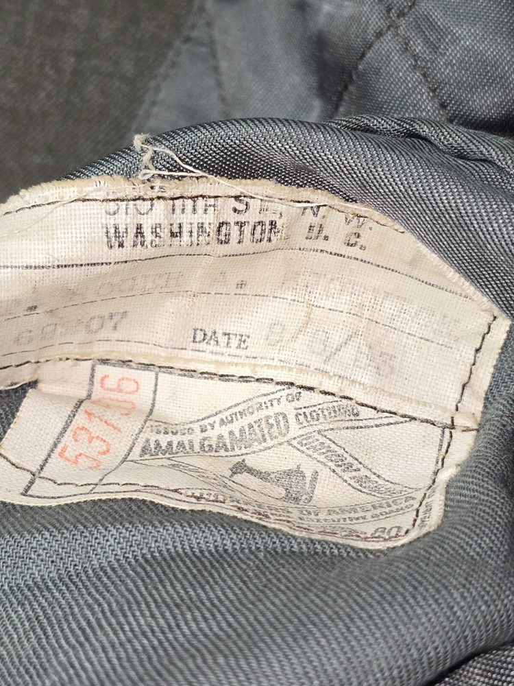 Korean War USMC Service Jacket with EGA Dated 1953 NAMED