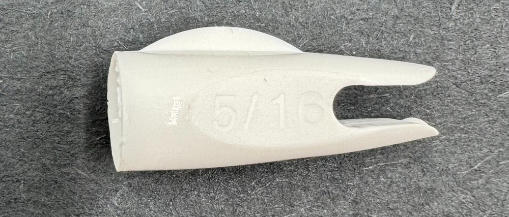 Bohning Classic Nocks 5/16ths White, 100 pack