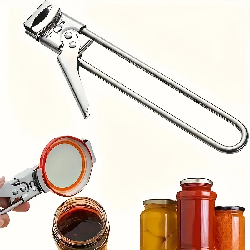 A sturdy and durable kitchen tool suitable for cans and bottles, adjustable