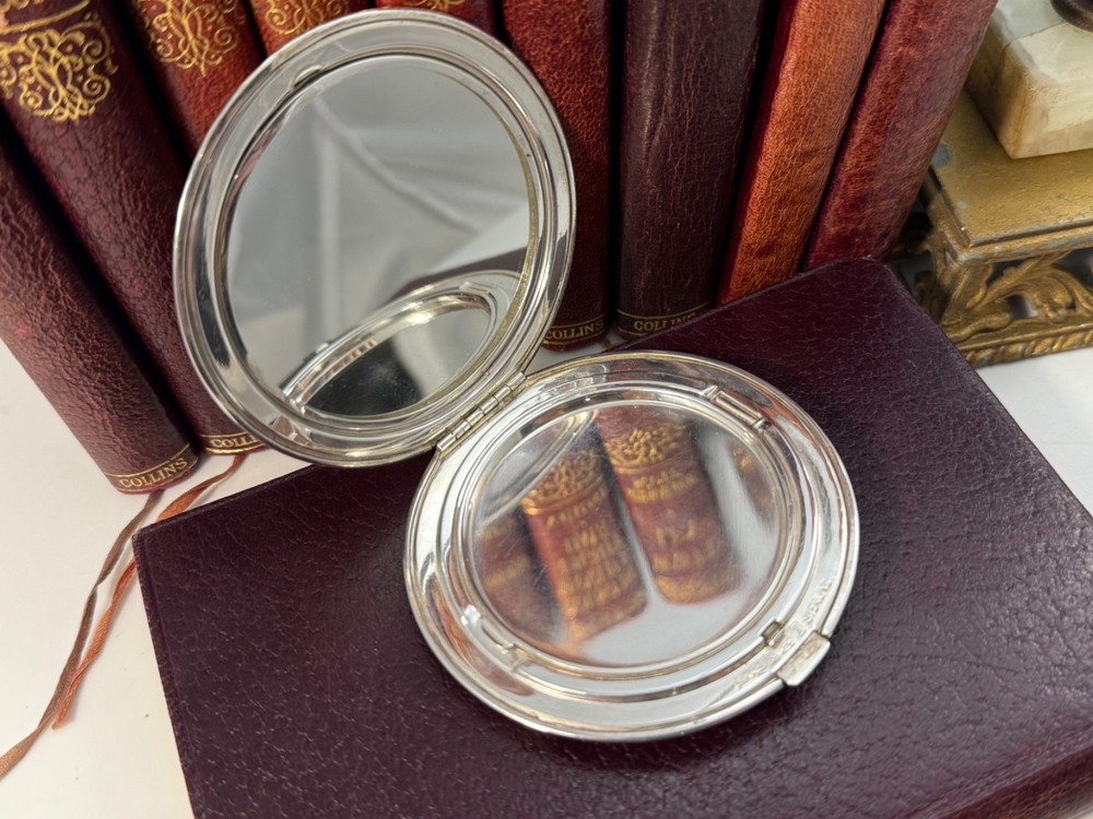 Vintage Birks Sterling Silver 3" Compact 100g