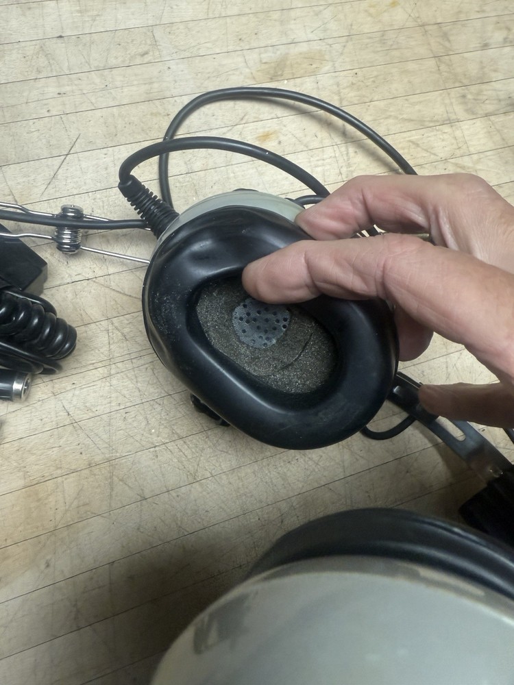 Concept Industries C-40 Soft Comm Headset And Microphone Untested