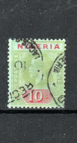 Nigeria 1914-29 10s FU CDS