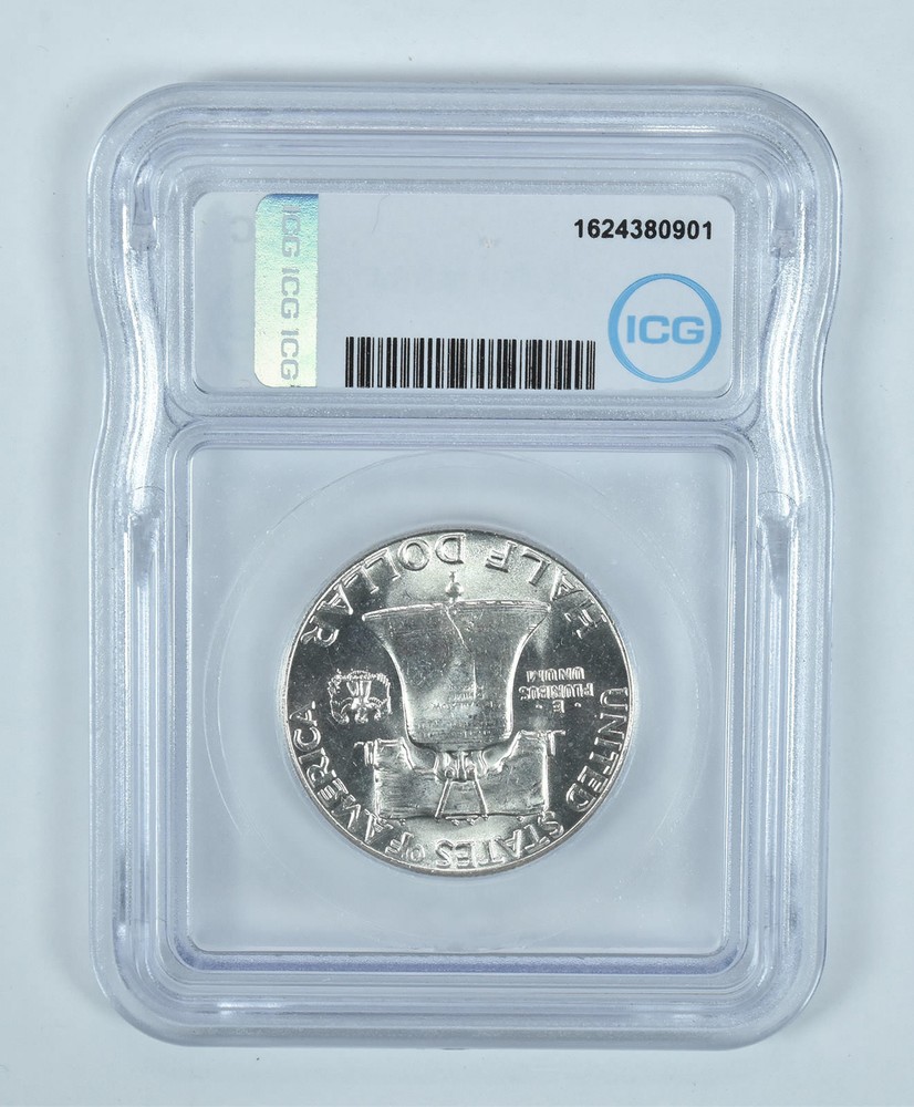 1955 Franklin Half Dollar MS64 ICG