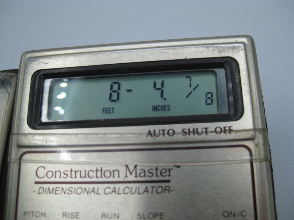 CONSTRUCTION MASTER DIMENSIONAL CALCULATOR Vintage 1985 - Works