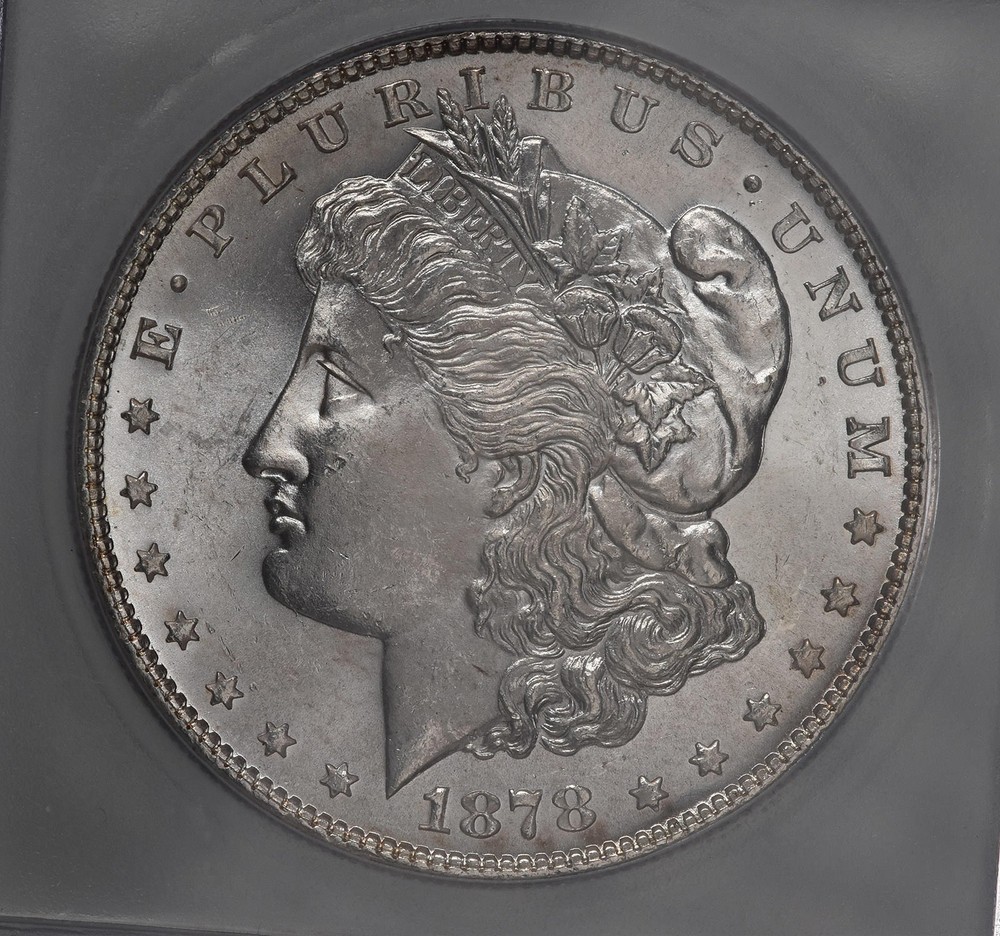 1878-S Morgan Silver Dollar MS64 ICG