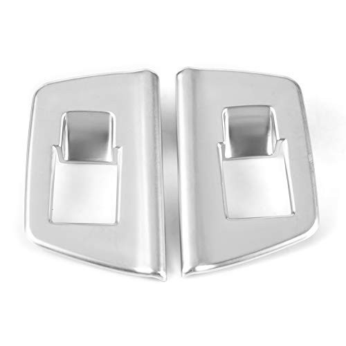 4pcs Window Button Frame, Car Window Button Cover Trim Chromium electroplating