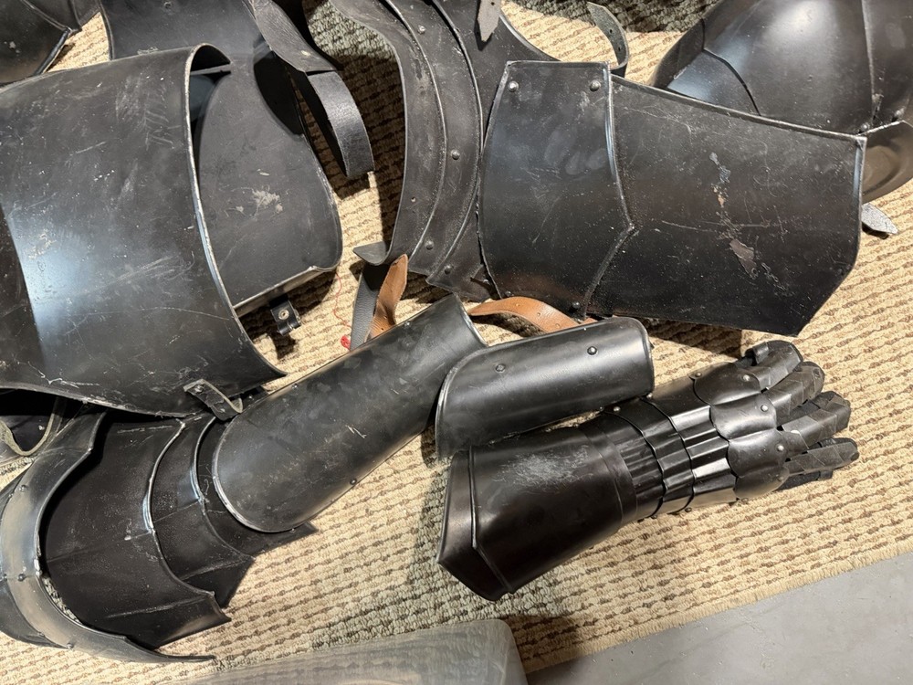 Blackened Suit Of Armor