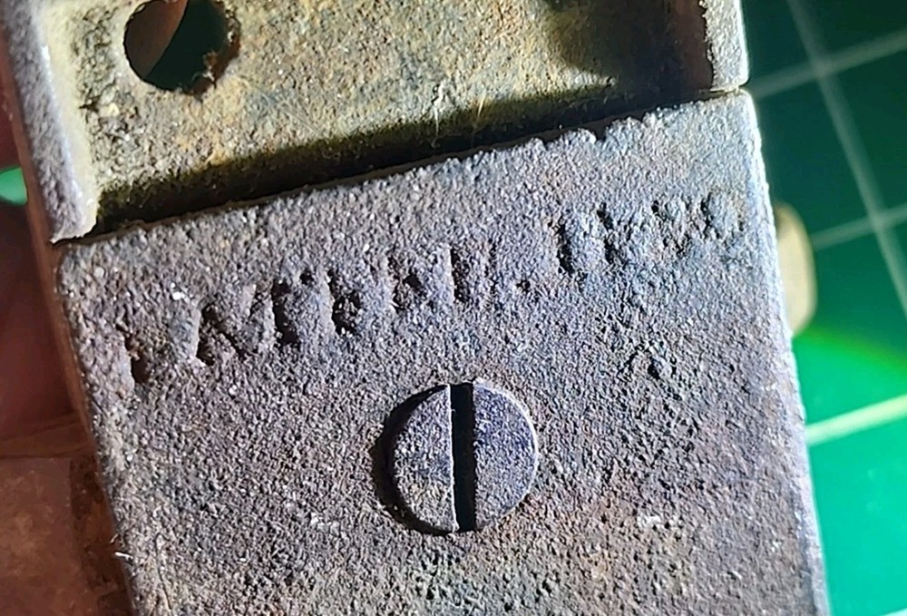 Transom Window Latch Catch Cabinet Basement Sash Ring Pull Vtg CAST IRON - V