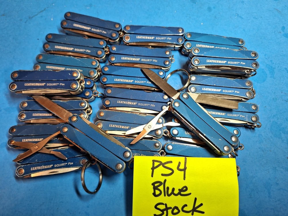 1 LEATHERMAN PS4 Squirt BLUE Multi Tool