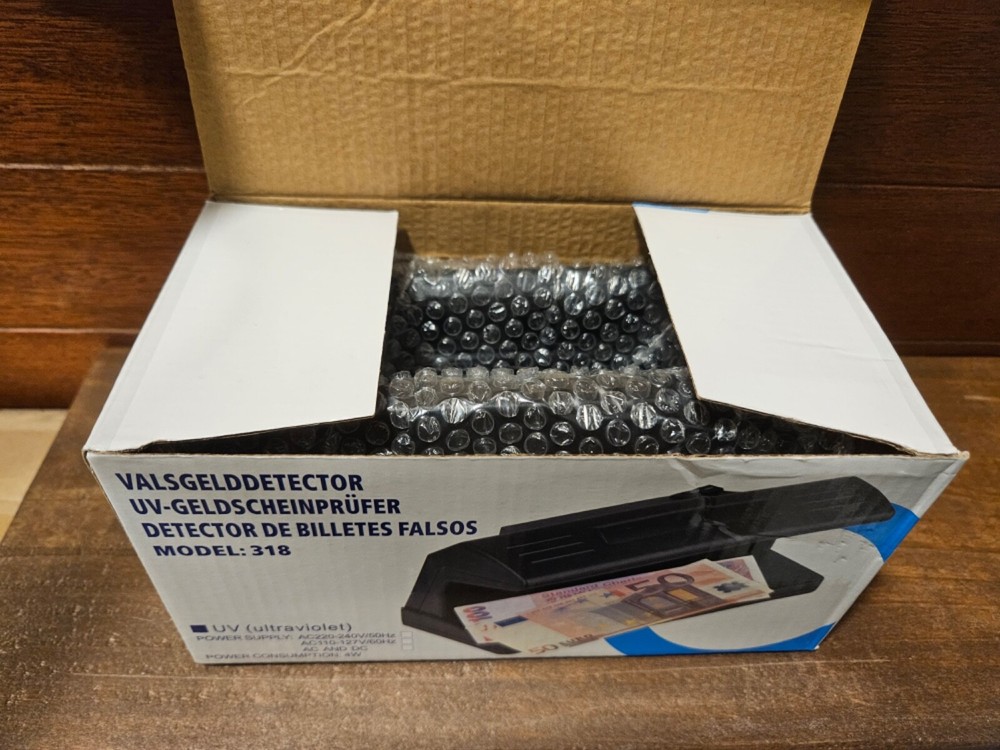 Portable Desktop Counterfeit Bill Detector,Bill Marker Checker,UV Ultraviolet...