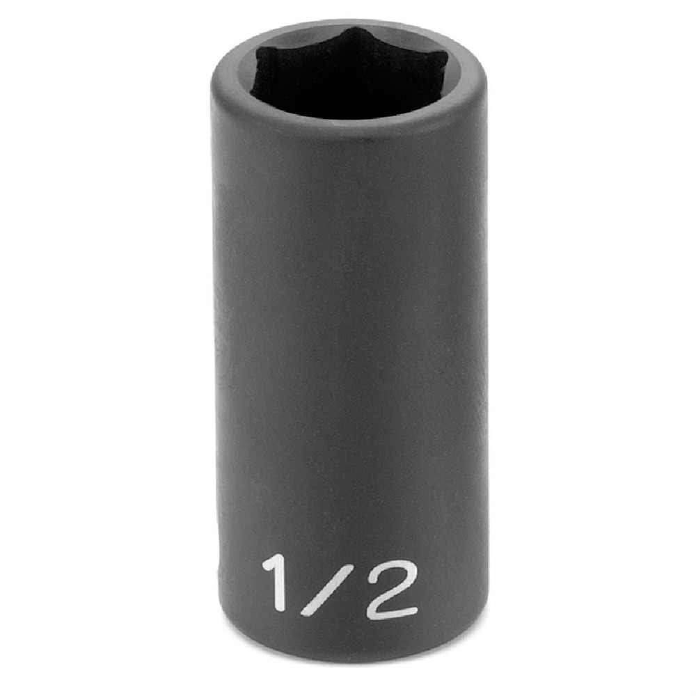 Grey Pneumatic 3/8" Drive x 1/2" Semi-Deep Socket