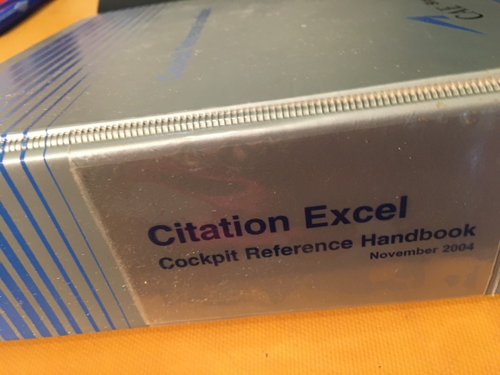 Citation Excel Cockpit Reference Handbook
