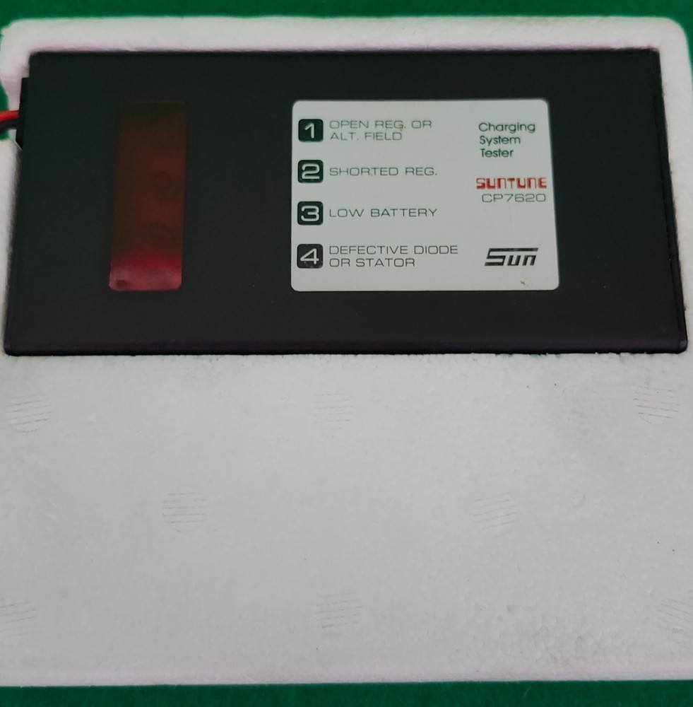 Suntune Charging System Tester CP7620 W/Box & Instructions