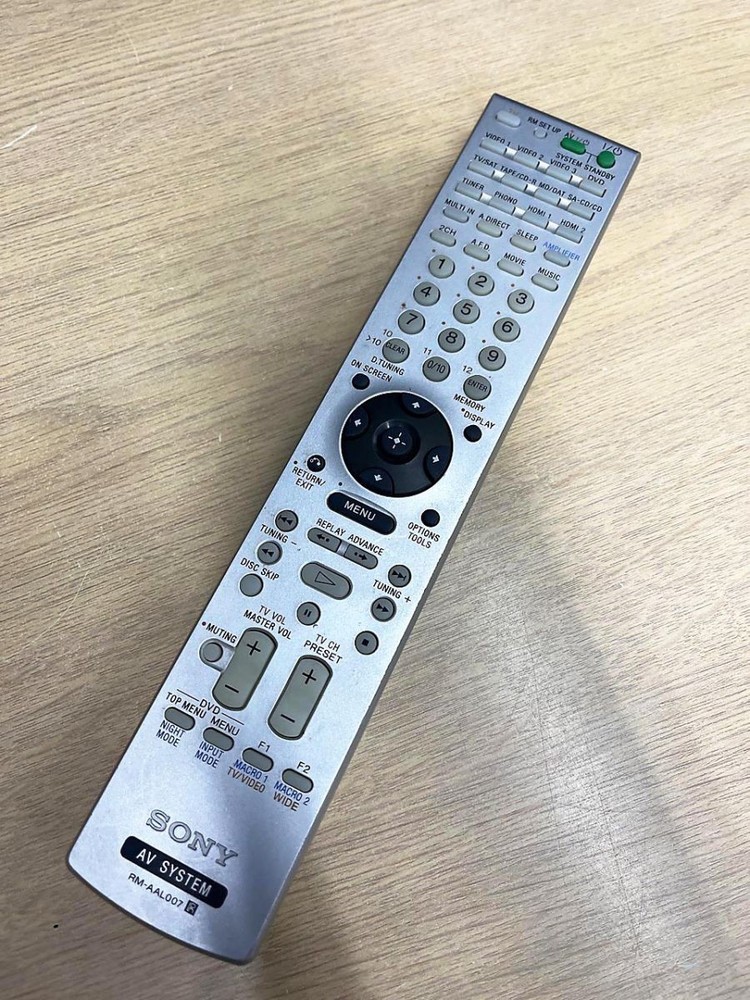 SONY AV Receiver Audio Remote Control RM-AAL007