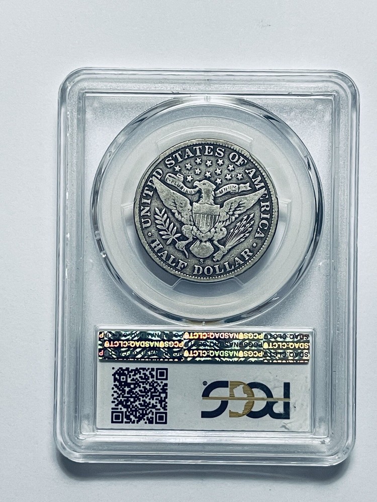 1909-S Barber Half Dollar PCGS F12