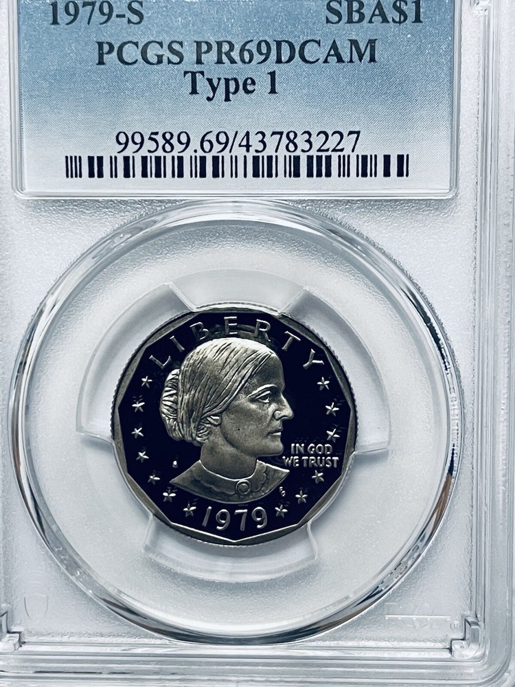 1979-S Susan B. Anthony Dollar PCGS PR69DCAM Type 1