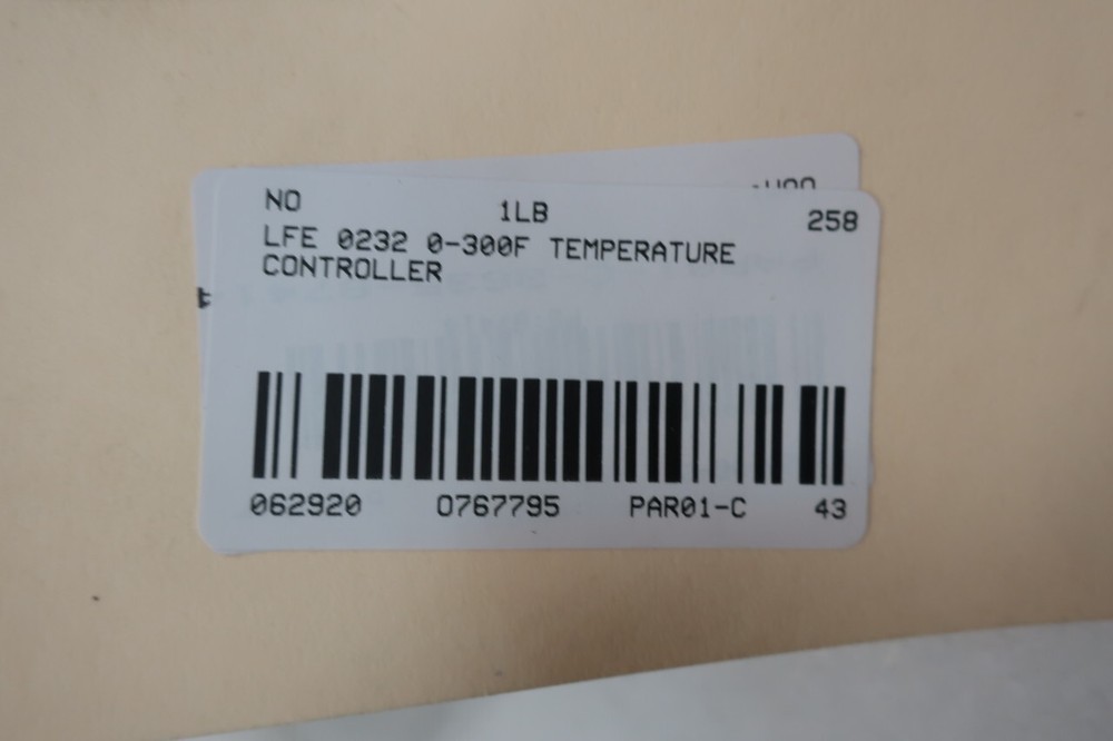 Lfe 0232 Temperature Controller 0-300f